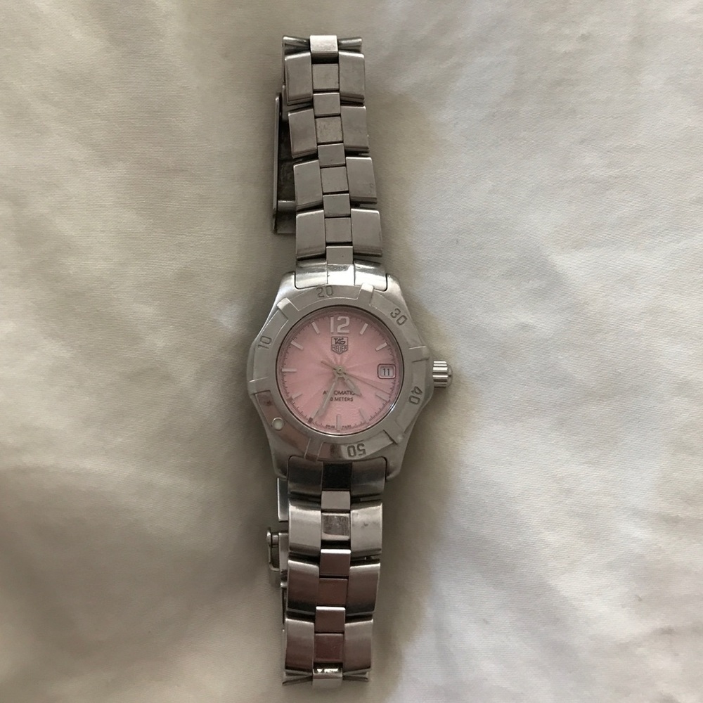 Tag Heuer Aquaracer Women's Pink Dial Watch