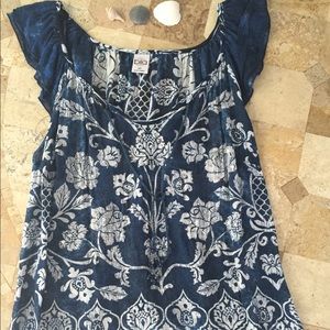 Bila Stacy Blouse in Navy Blue