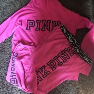 Pink sweat suit