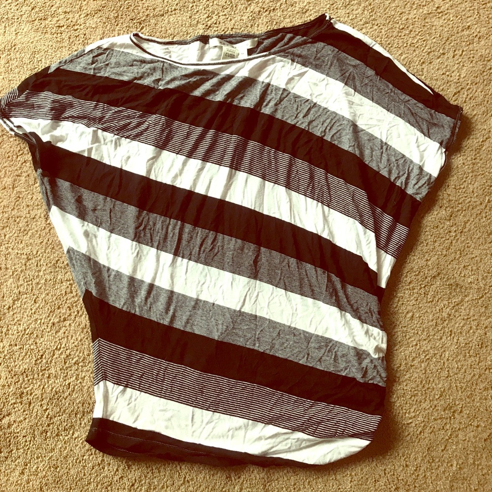 Back and white stripped blouse
