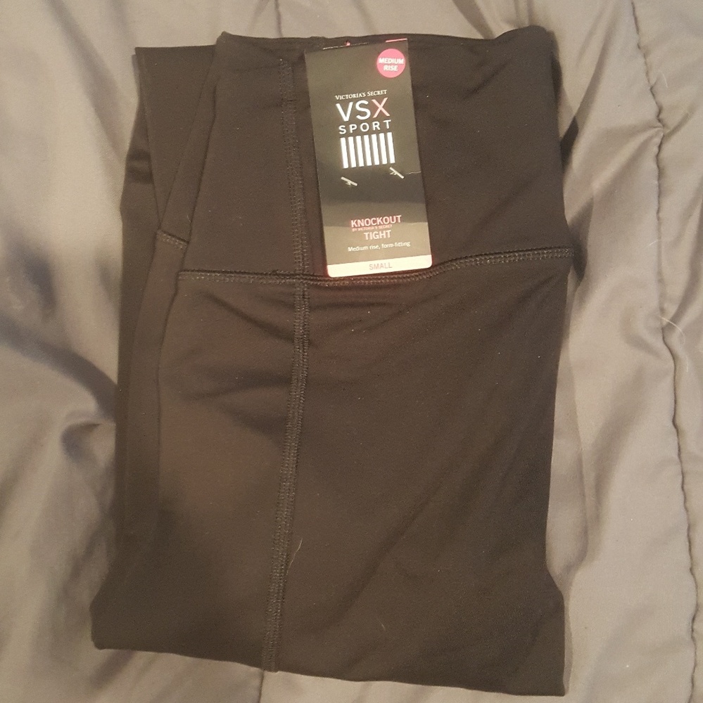 New VSX Victoria's Secret Knockout Yoga Tights Sm