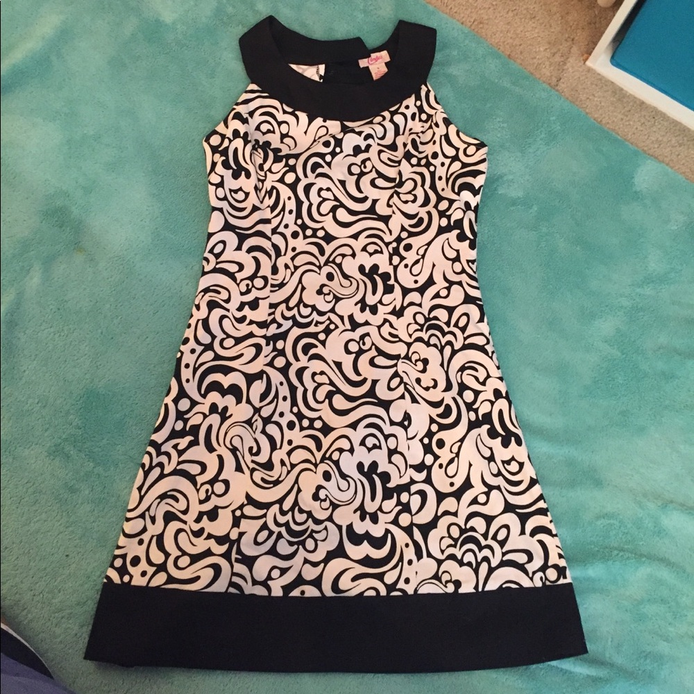 Black and white dress