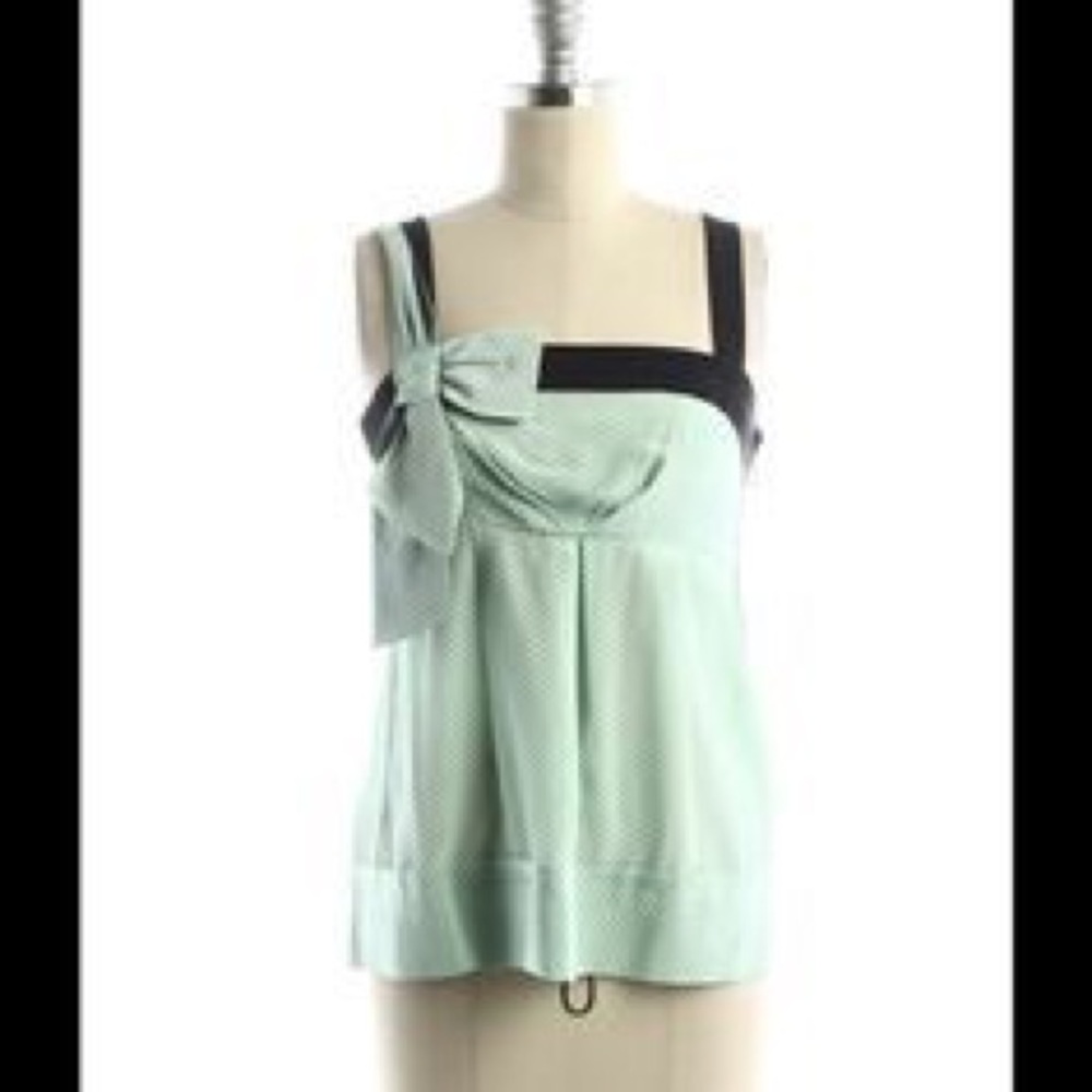 Marc by Marc Jacobs Mint Nettie Dot Tank Top