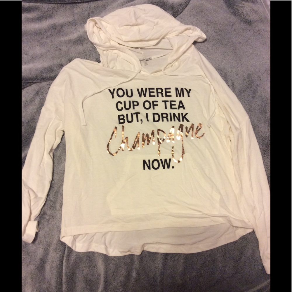 Charlotte Russe cropped sweatshirt