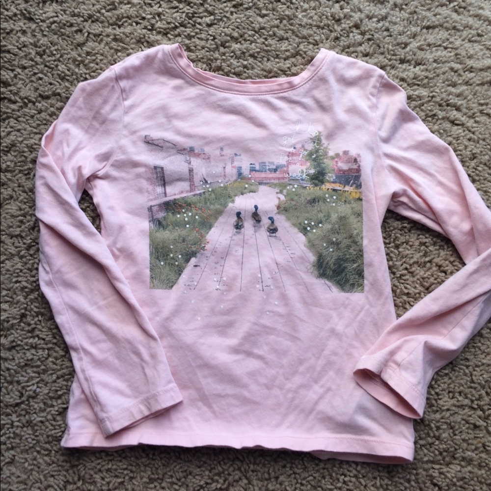 Gap pale pink top and dark pink joggers