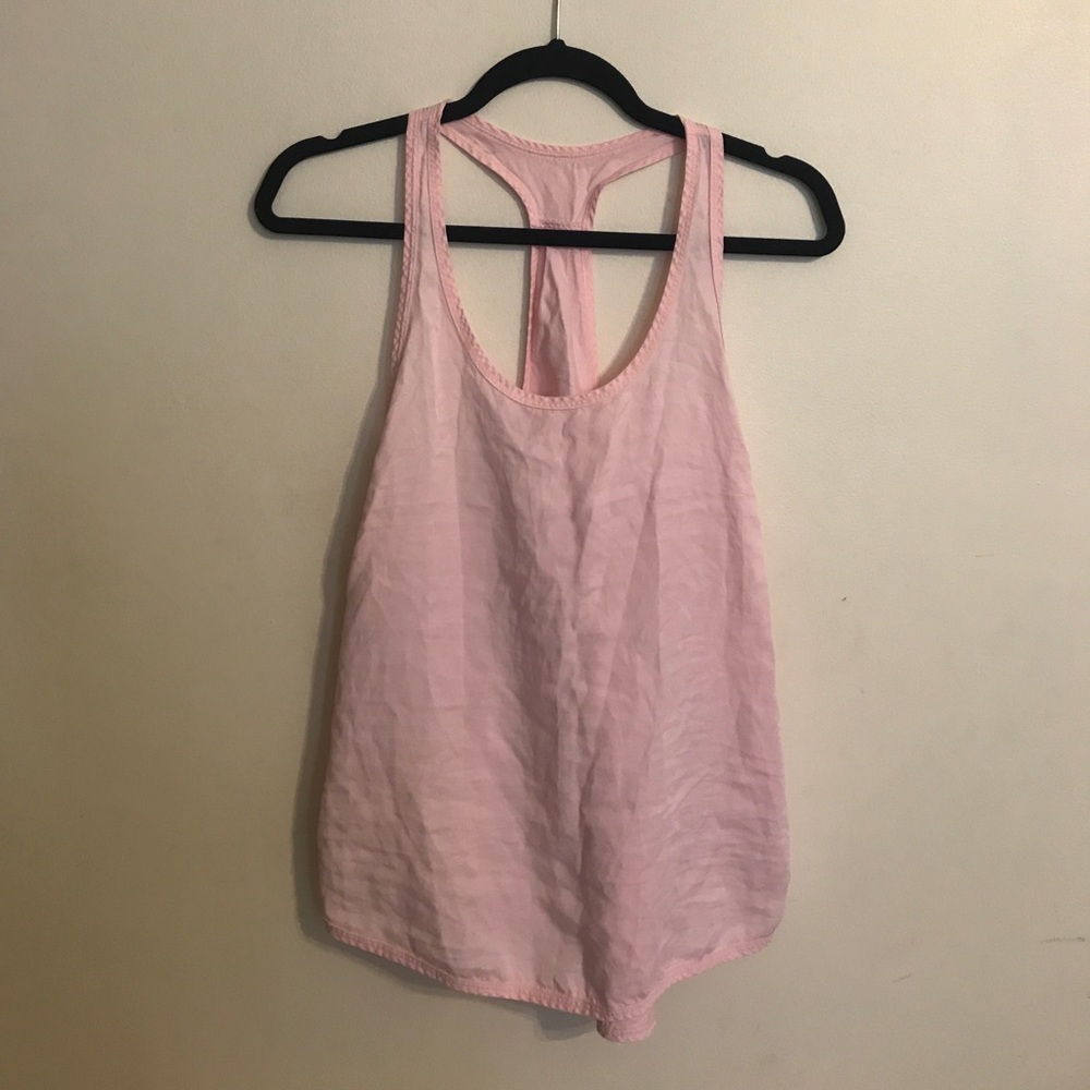 Lululemon pink racerback tank (size 4)