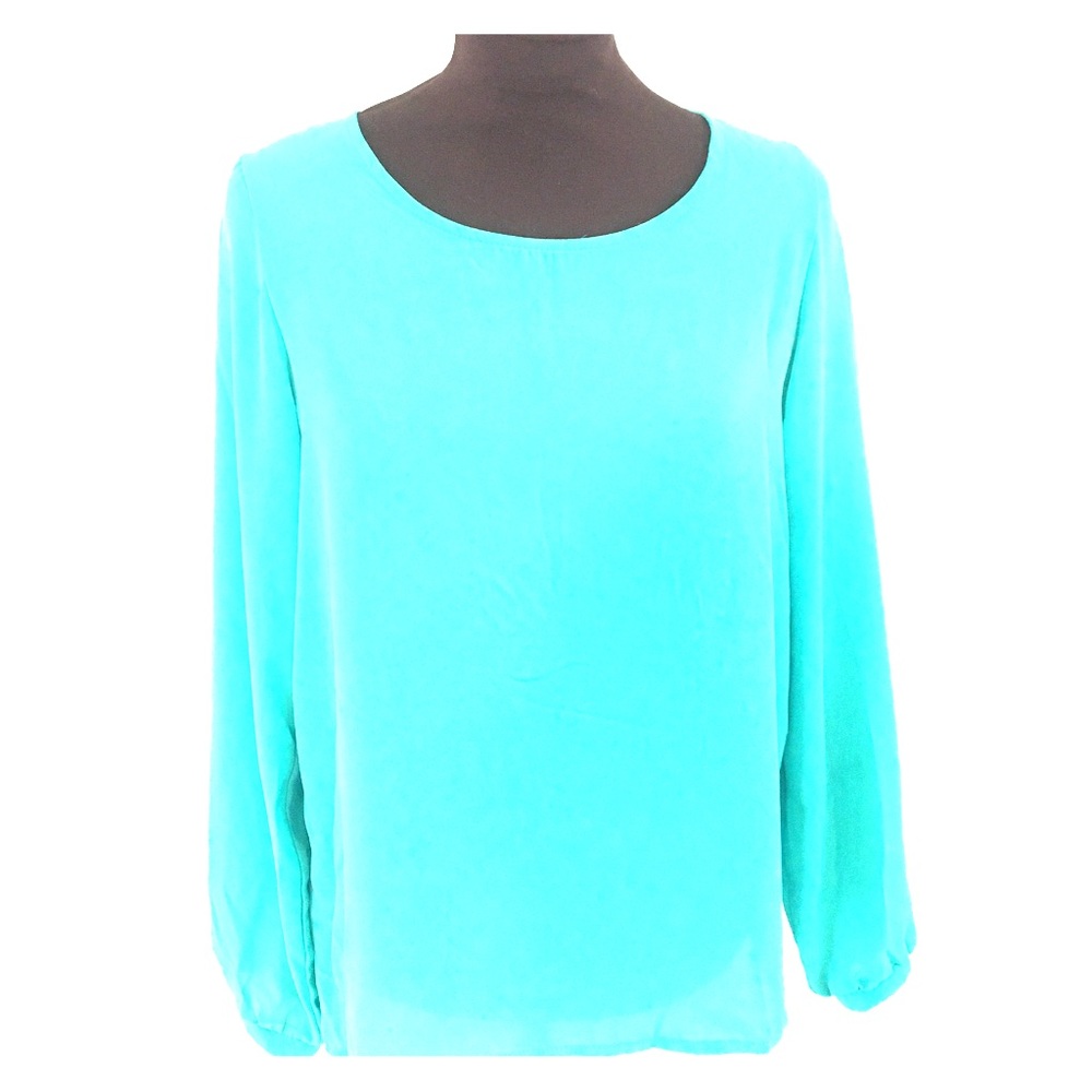 Rustic Royals Turquoise Blouse