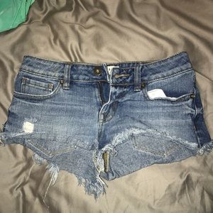 Denim shorts