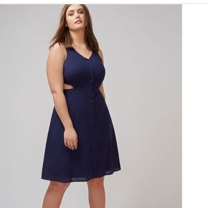 Lane Bryant cut out dress