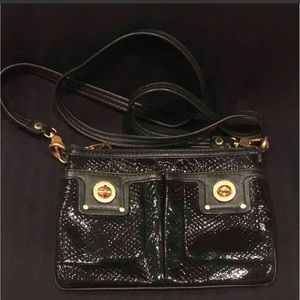 Marc by Marc Jacobs black leather clutch purse