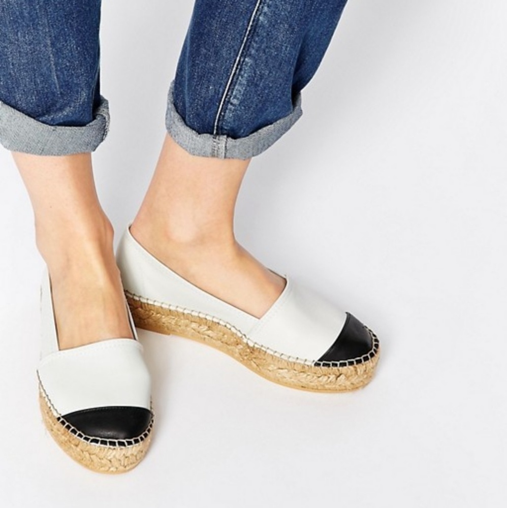 Kurt Geiger Mellow Leather Espadrille-Sold