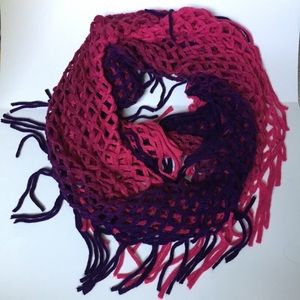 Pink/Purple Ombré Infinity Scarf