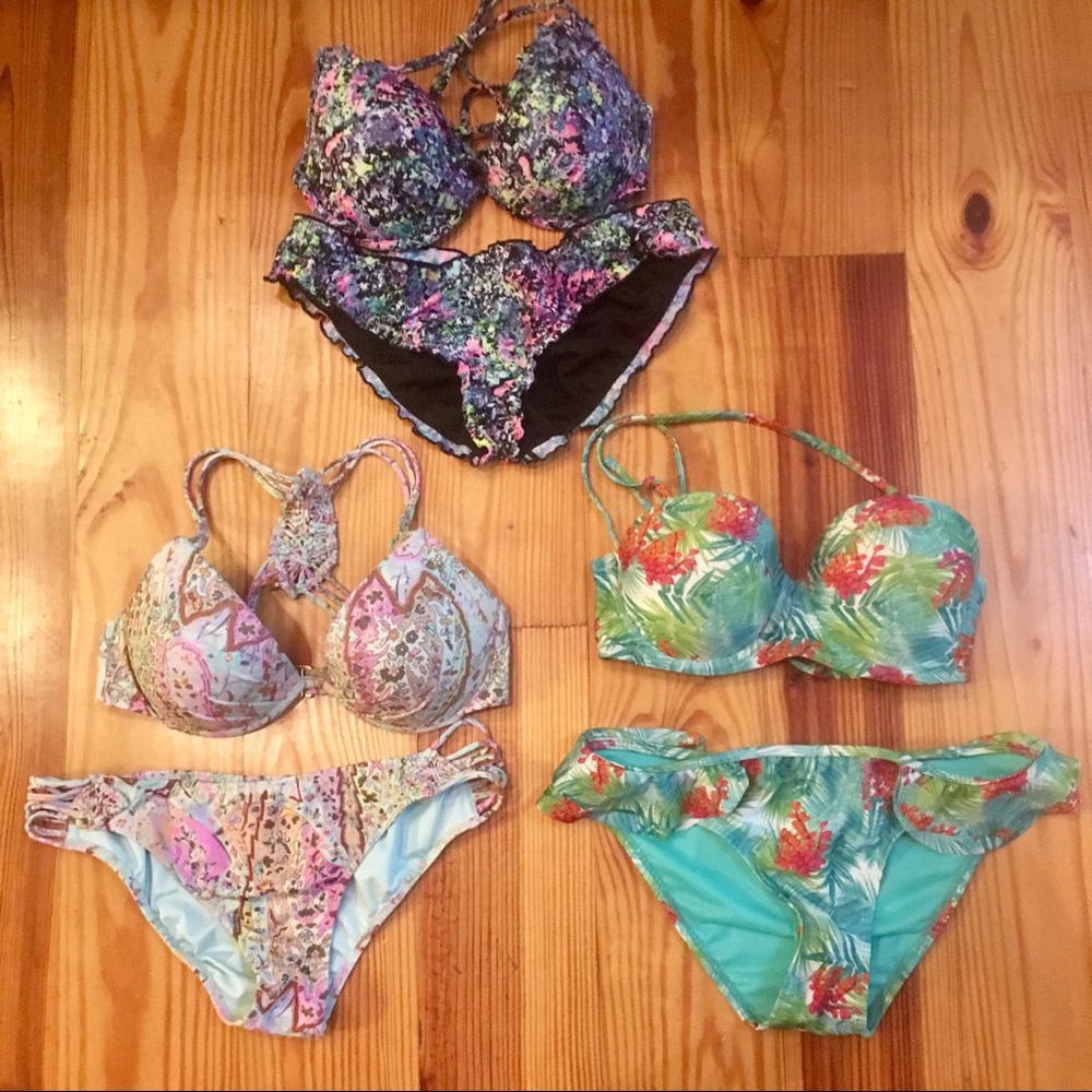 Victoria Secret VS bikini bundle 32D size small