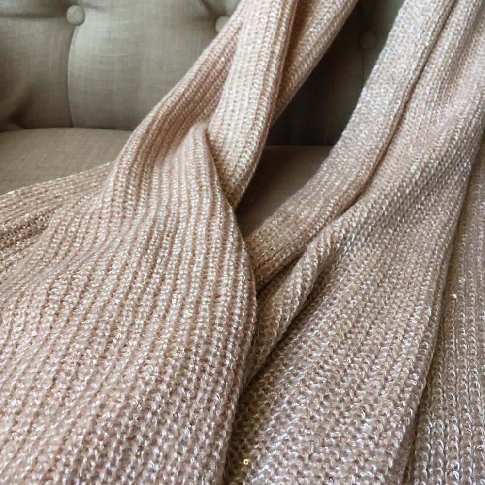 Brand NWT Ann Taylor Scarf in Color: Blush