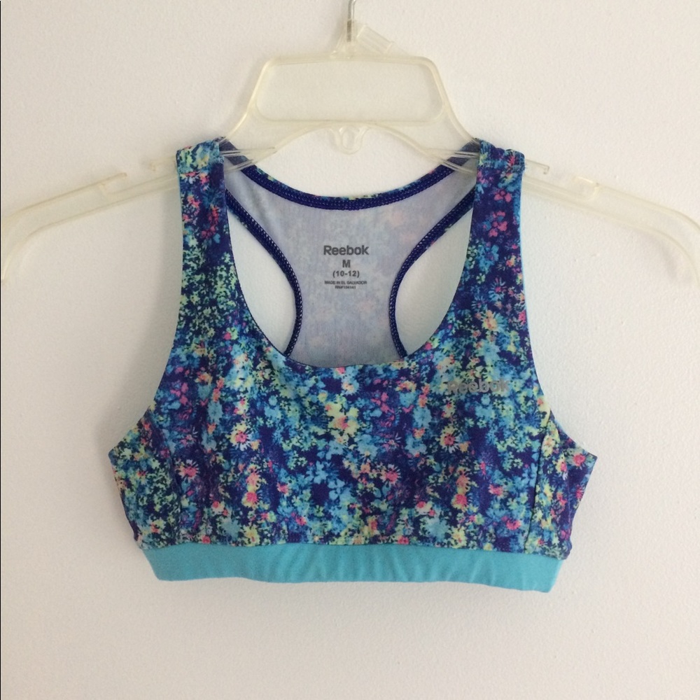 Reebok girls sports bra