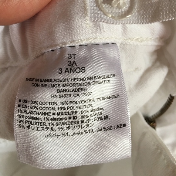 White jeans for toddler girl - Picture 4 of 4