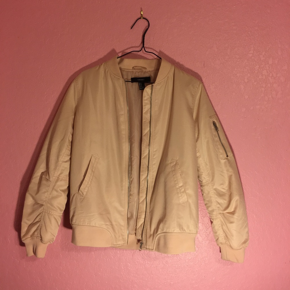 soft pink jacket