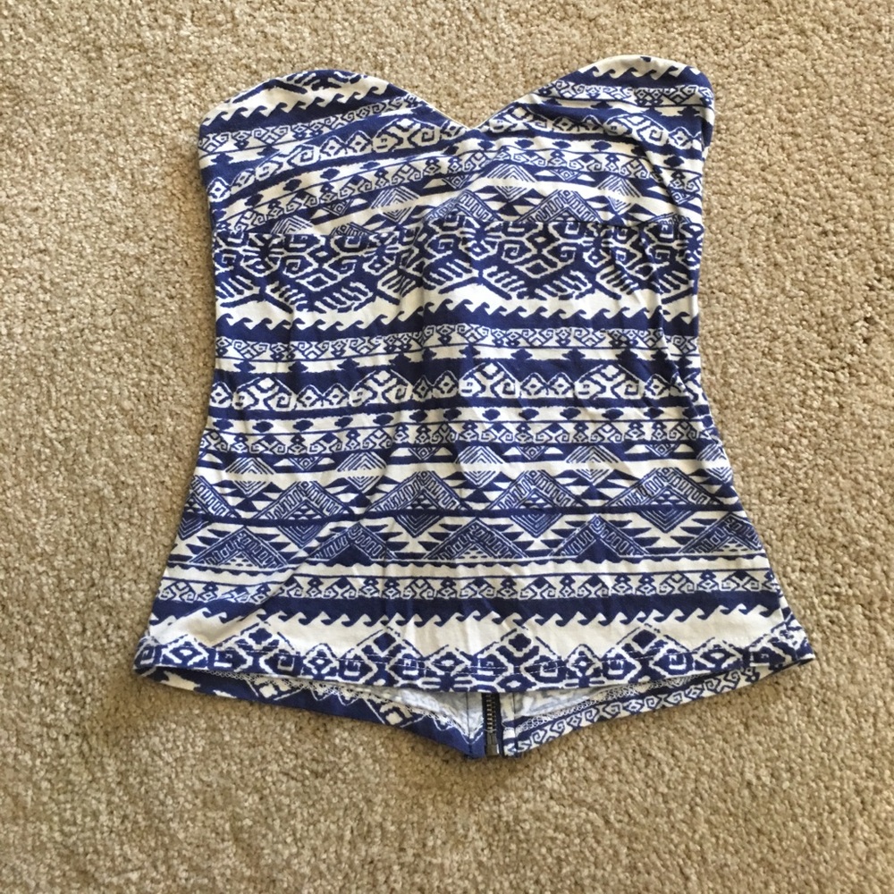 LOWER PRICE: Tribal print Tube Top