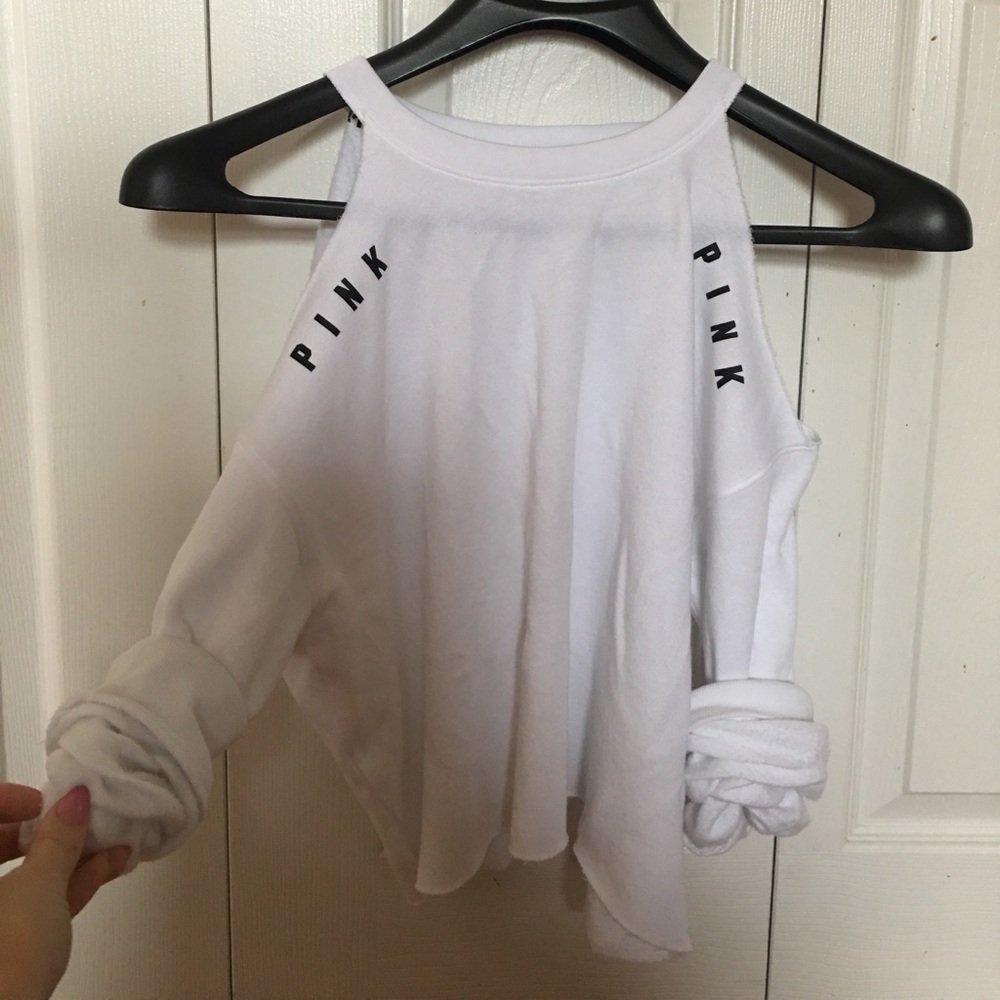 ❕FLASH SALE TIL 9PM❕PINK Cold Shoulder Sweater