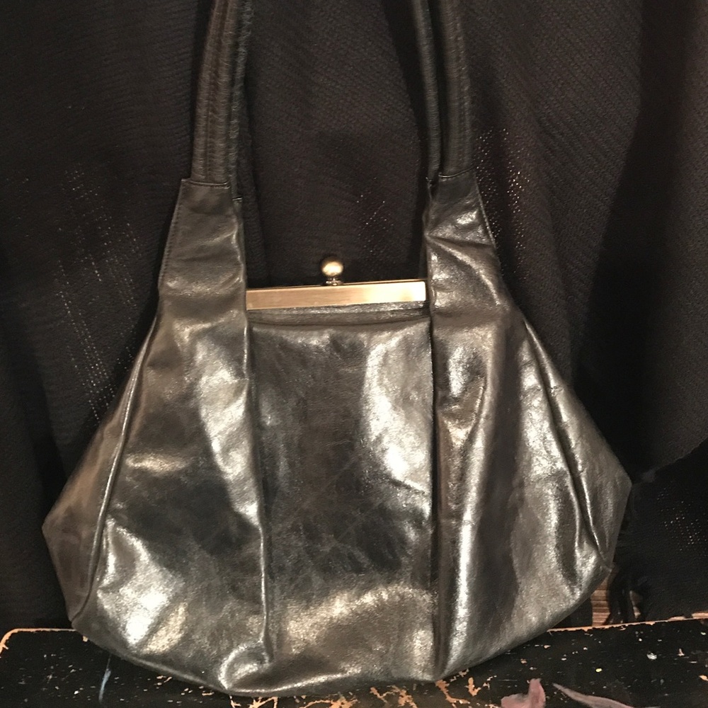 Black hobo purse