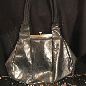 Black hobo purse