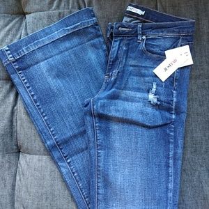 Distressed Flared Jeans