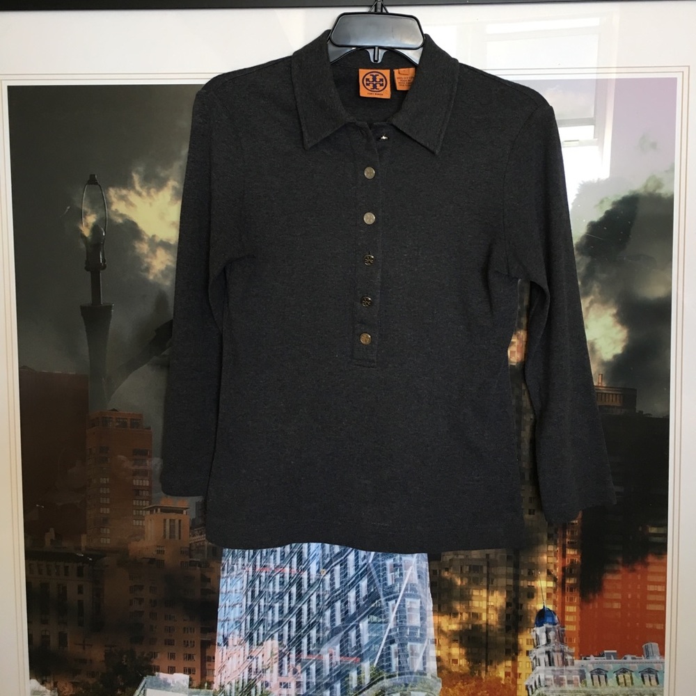 Tory Burch long sleeve jersey top