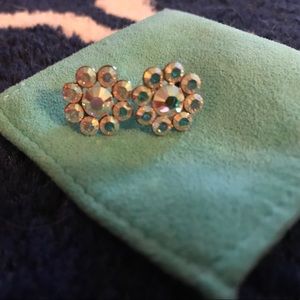Tarina Tarantino Crystal Flower Studs