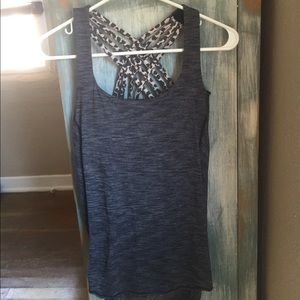 Lululemon- Wild Tank in Grey and Beige