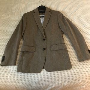 Banana Republic tailored fit herringbone blazer