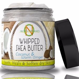 WHIPPED SHEA BUTTER : COCONUT & WARM GINGER – 8 OZ