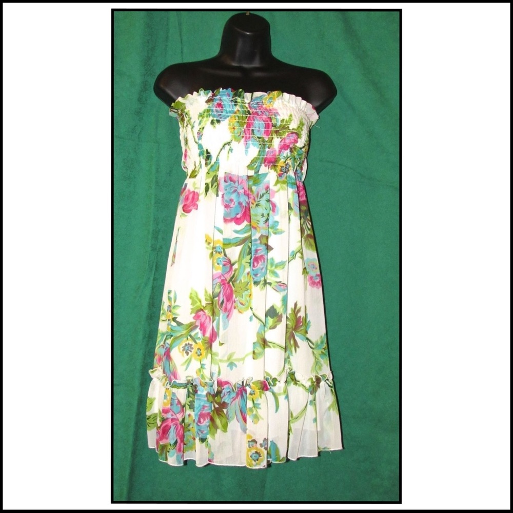 Chesley Dress Sheer Chifon Shell Floral Dress