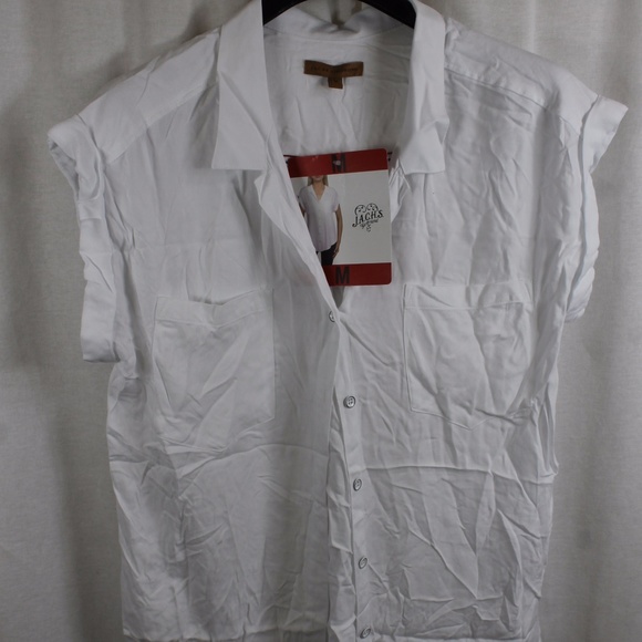 Jachs Tops - JACHS GIRLFRIEND WHITE BLOUSE TOP MEDIUM