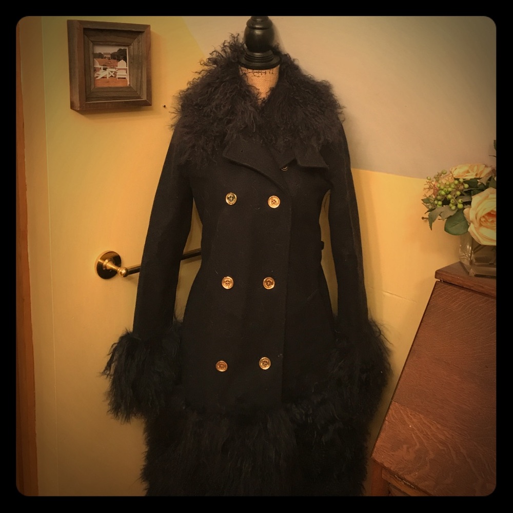 Wool and Fur Michael Kors Coat