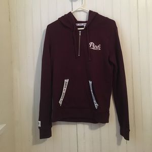 Victoria's Secret PINK Quarter Zip Hoodie