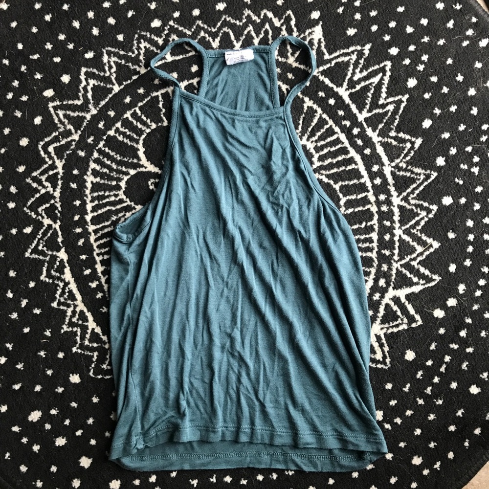Teal tank top