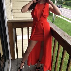 BCBG red dress