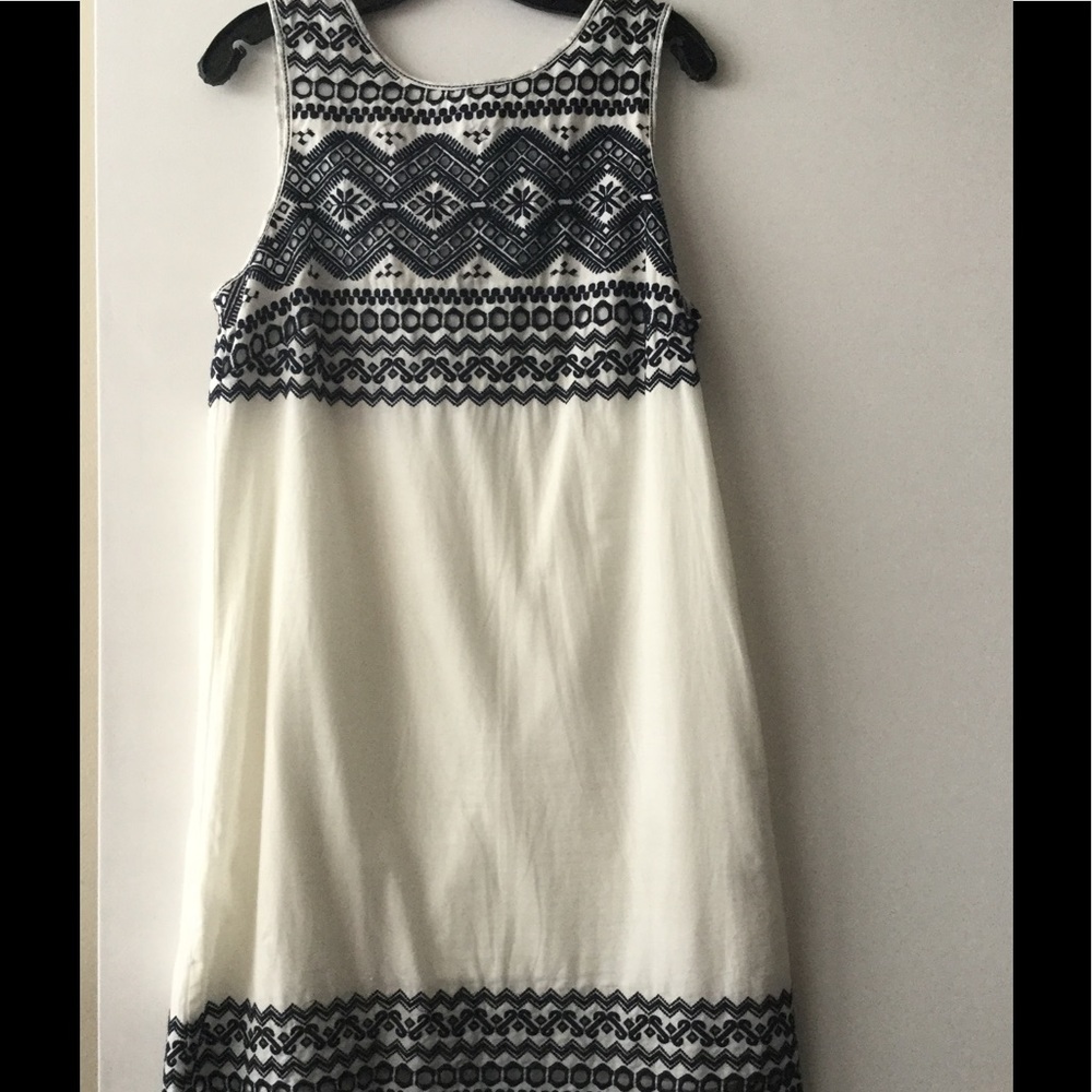 Cotton lined white dress