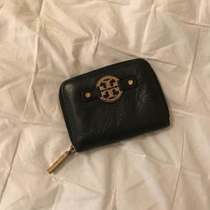 Tory Burch Black & Gold Wallet