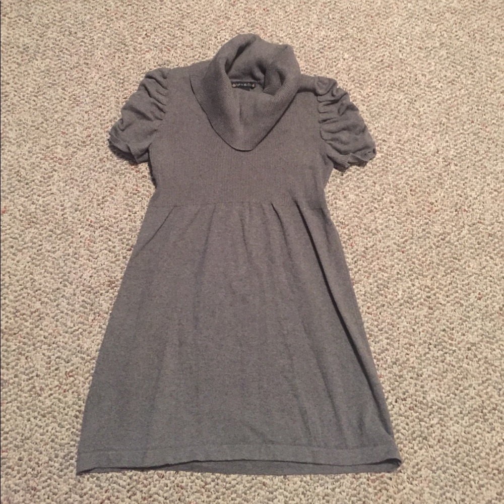 Gray Sweater Dress