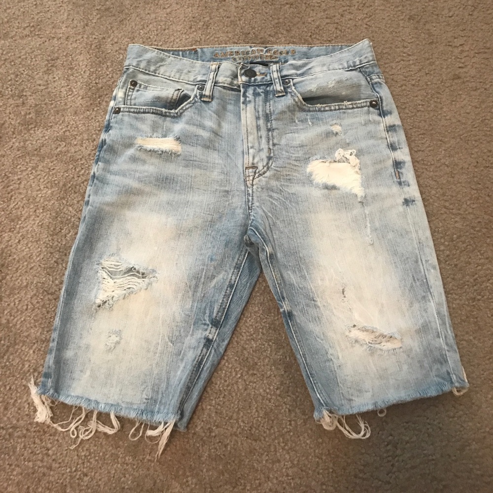American eagle ripped shorts