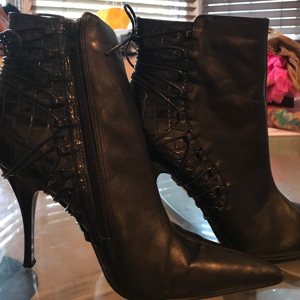 Black ankle boots Size 9