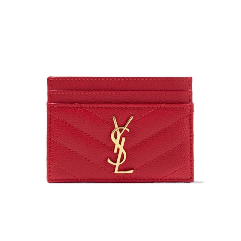 Saint Laurent monogram card case holder - Picture 1 of 8