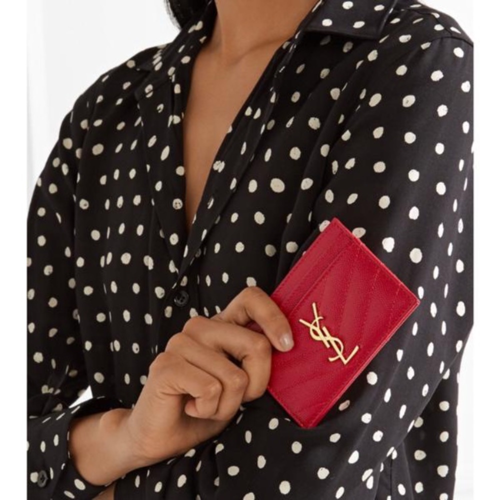 Saint Laurent monogram card case holder - Picture 2 of 8