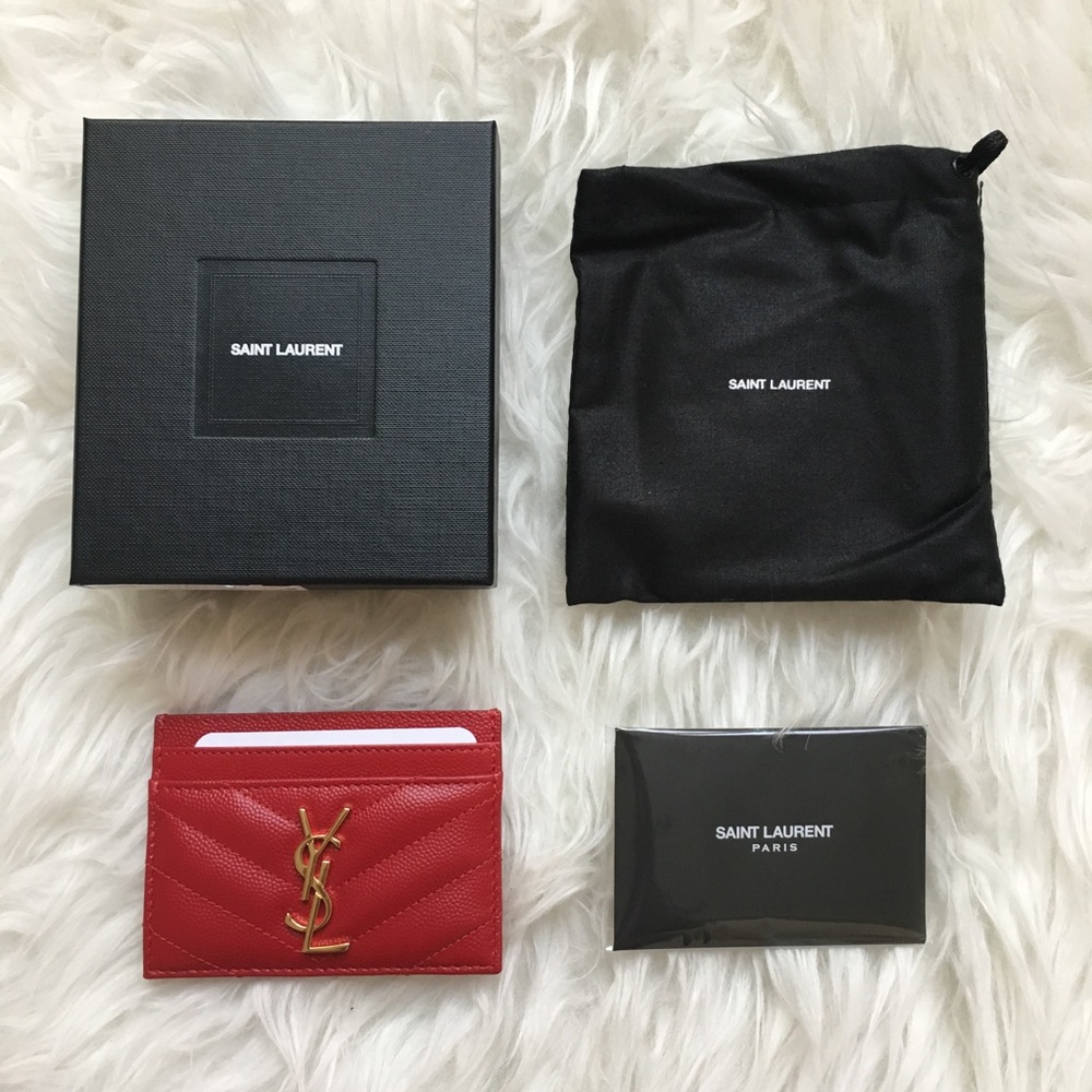 Saint Laurent monogram card case holder - Picture 5 of 8