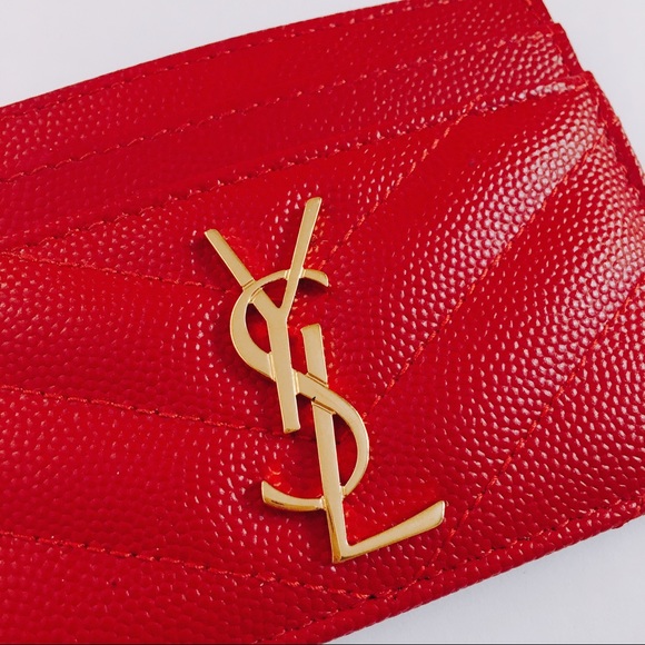 Saint Laurent monogram card case holder - Picture 7 of 8