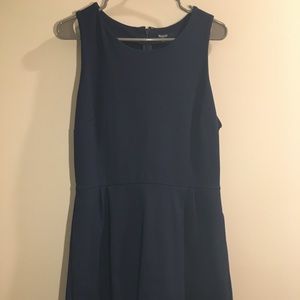 Madewell Navy Blue Verse Dress