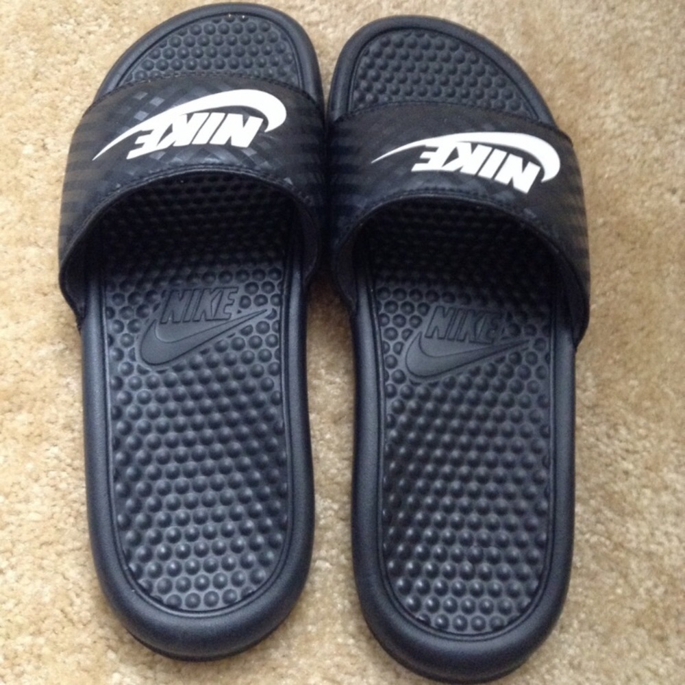 Women's nike slides! Worn a couple times