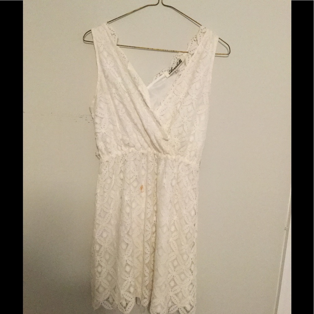 White lacey dress