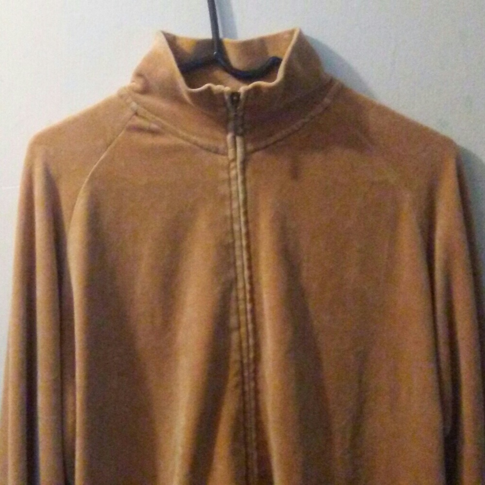 GAP Gold velour tracksuit jacket